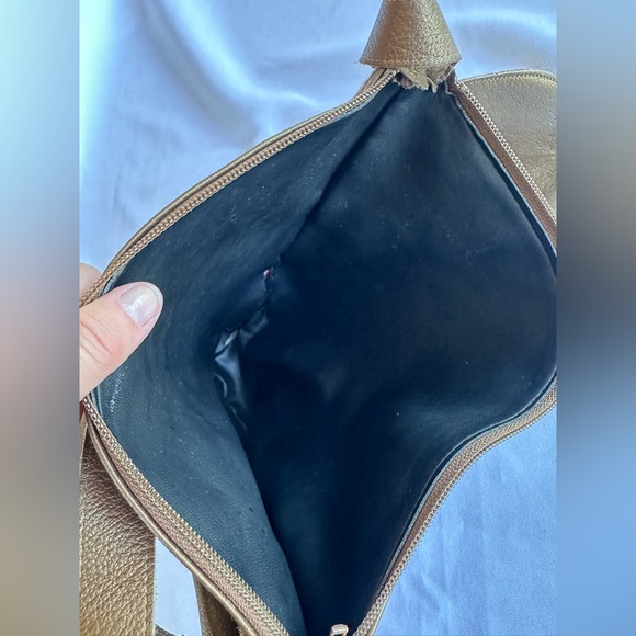 Vintage Xavier Danaud Leopard Faux Fur Leather Sling Bag Made in France - Picture 9 of 11